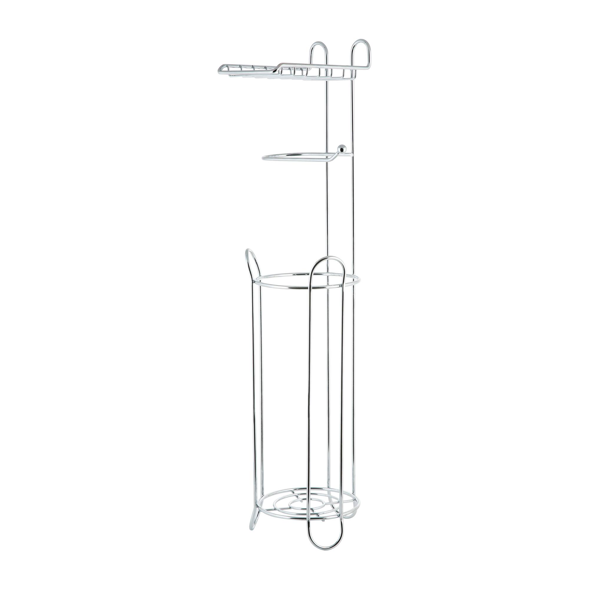 Bath Bliss Royal Toilet Paper Holder and Dispenser in Chrome